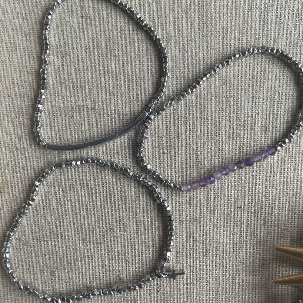 KEEP Collective Stretch Trio Silver Faith Set - Picture 3 of 4